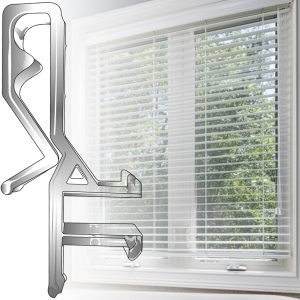 10 PCS 1-7/8 Inches Plastic Valance Clips for Blinds, Blind Clips for Valance Replacement Clips, Window Blind Clips, Wood Blind Valance Clips, Blind Channel Cover Clips